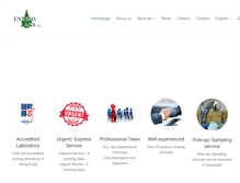 Tablet Screenshot of envirolabs.com.hk